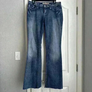 Big Star Jeans Maddie Boot Cut Blue Denim Stone Wash Size 28 X 33 Women